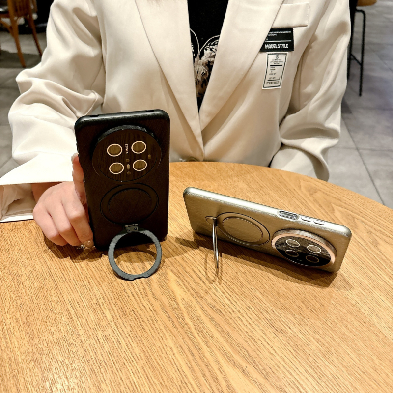 Huawei Mate70 Pro minimalistička maska od umjetne kože s okretajućim postoljem, potpuno zaštićena za parove