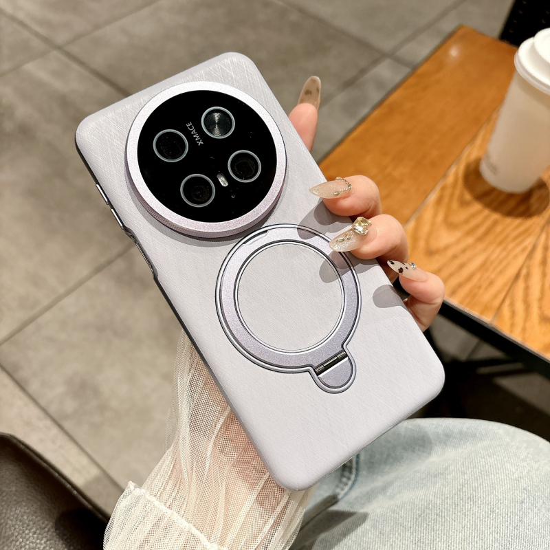 Huawei Mate70 Pro minimalistička maska od umjetne kože s okretajućim postoljem, potpuno zaštićena za parove