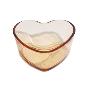 Vas ușor, luxos din sticlă borosilicată pentru salată de fructe, în formă de inimă și nor, rezistent la temperaturi înalte