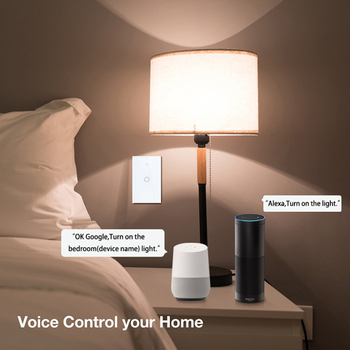 WiFi интелигентен превключвател, еднополюсен, без неутрала, управление чрез приложение и гласово дистанционно