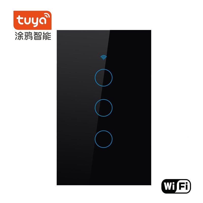 WiFi интелигентен превключвател, еднополюсен, без неутрала, управление чрез приложение и гласово дистанционно