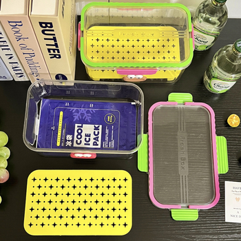 Dopamine cutie portabilă pentru păstrarea prospețimii, pentru exterior, cu capacitate mare, cutie drăguță pentru picnic și depozitare