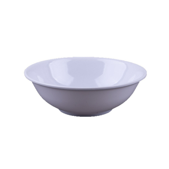 Boluri albe din melamină, 6,7 inch și 8 inch, imitatie de porțelan, margine inversă, desert, supă, terci, mic dejun și tăiței