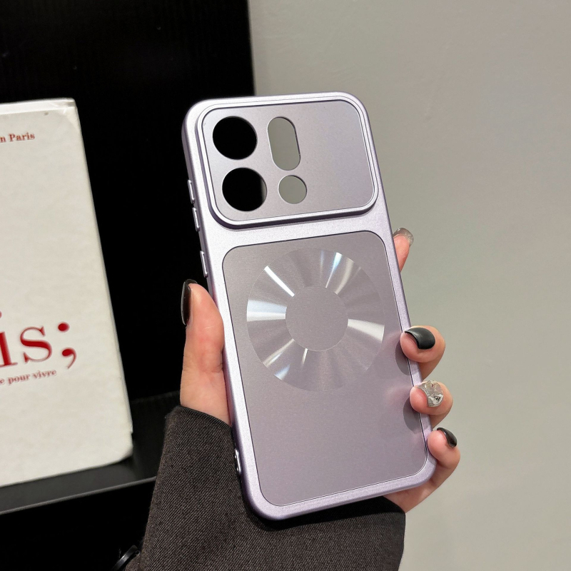 Carcasă de telefon cu model CD în stil Aurora, care se transformă în lumină în câteva secunde, pentru Huawei Mate80 și Oppo Find X9, husă de protecție premium