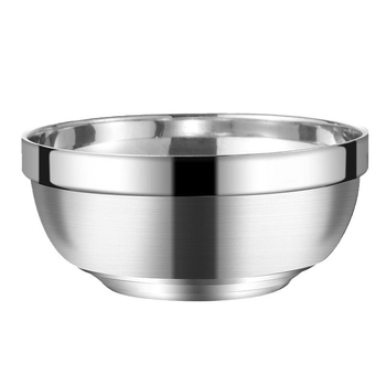 Veselă din oțel inoxidabil, cu pereți dubli și izolație termică, pentru copii, cantina școlii și uz casnic; bol pentru supă, tăiței și orez – cadou