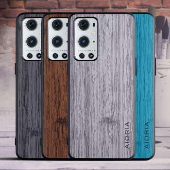 OnePlus 9 Pro PU ochranný kryt na telefón, zadný kryt, minimalistický vidiecky štýl