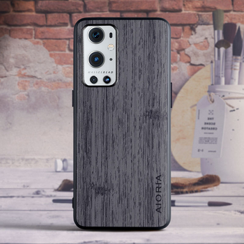 OnePlus 9 Pro PU ochranný kryt na telefón, zadný kryt, minimalistický vidiecky štýl