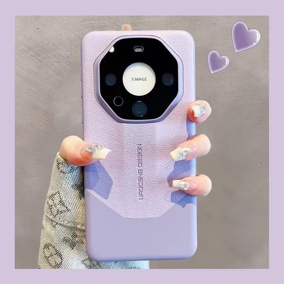 Etui od umjetne kože s motivom lychee za Huawei Mate80 Pro+; pretvara se u zaštitno kućište Mate60.