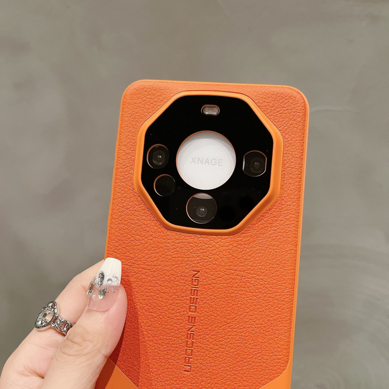 Etui od umjetne kože s motivom lychee za Huawei Mate80 Pro+; pretvara se u zaštitno kućište Mate60.