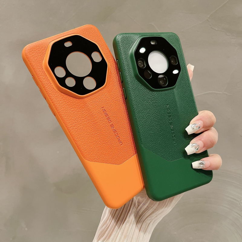 Etui od umjetne kože s motivom lychee za Huawei Mate80 Pro+; pretvara se u zaštitno kućište Mate60.
