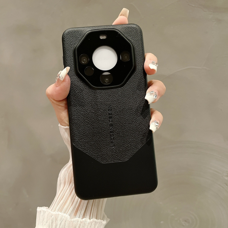 Etui od umjetne kože s motivom lychee za Huawei Mate80 Pro+; pretvara se u zaštitno kućište Mate60.
