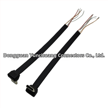 Cablu USB-C de încărcare, cu unghi de 90°, pentru suport de telefon pe motocicletă cu clips posterior