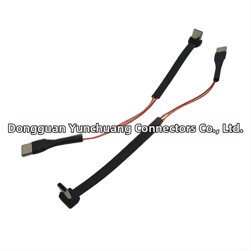Cablu USB-C de încărcare, cu unghi de 90°, pentru suport de telefon pe motocicletă cu clips posterior