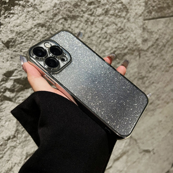 Carcasă ultra-subțire cu gradient glitter pentru iPhone XR