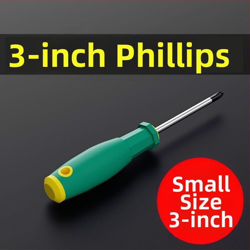 Set Phillips skrutkovačov zo S2 zliatiny ocele, magnetické a izolované, plastová rukoväť, veľkosti 4 palce, 5 palcov, 6 palcov a 8 palcov