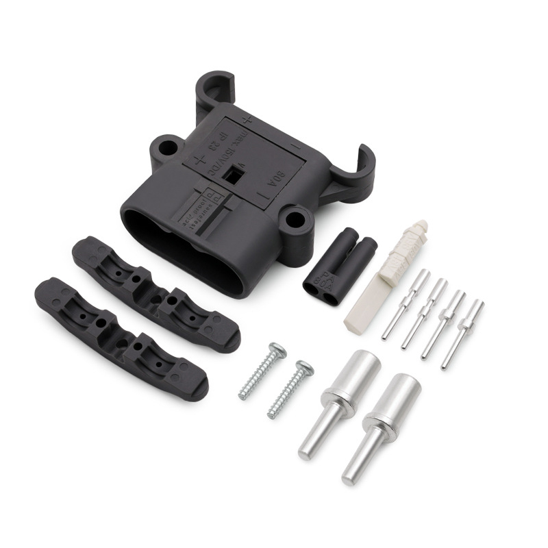 Conector de încărcare REMA DIN pentru baterie de stivă electrică, cuplă bărbat și femeie, compatibil Linde, 80 A/160 A/320 A, 150 V