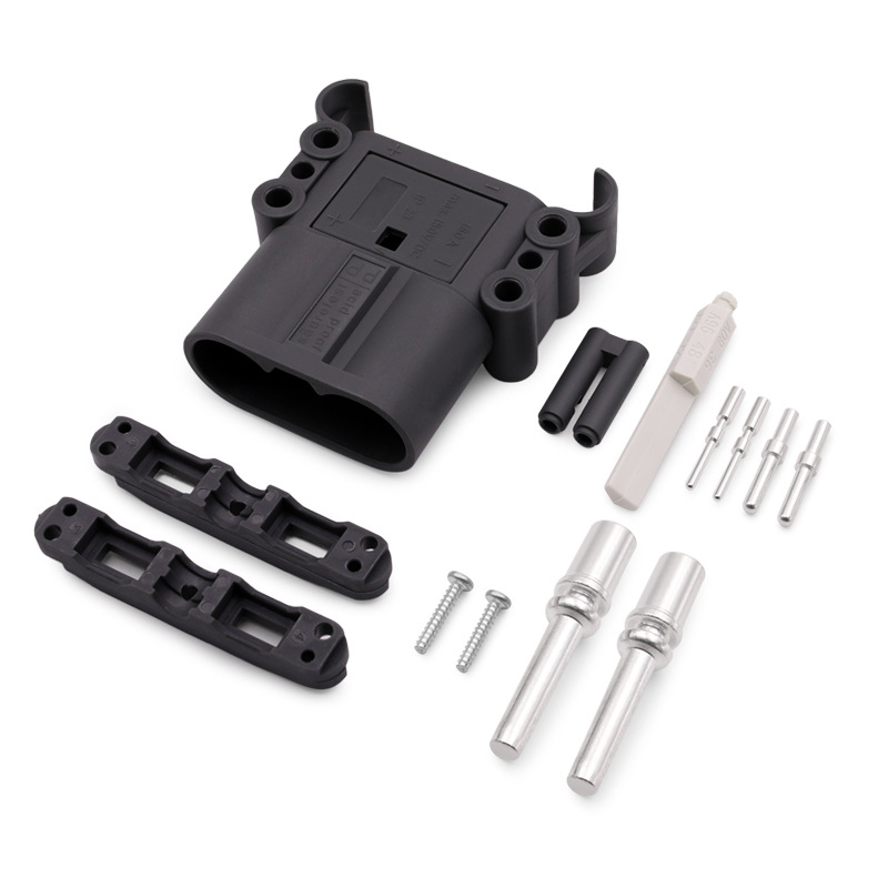 Conector de încărcare REMA DIN pentru baterie de stivă electrică, cuplă bărbat și femeie, compatibil Linde, 80 A/160 A/320 A, 150 V