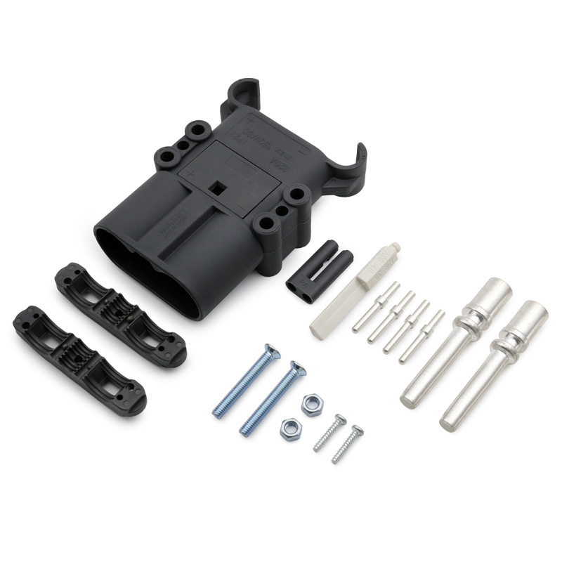 Conector de încărcare REMA DIN pentru baterie de stivă electrică, cuplă bărbat și femeie, compatibil Linde, 80 A/160 A/320 A, 150 V