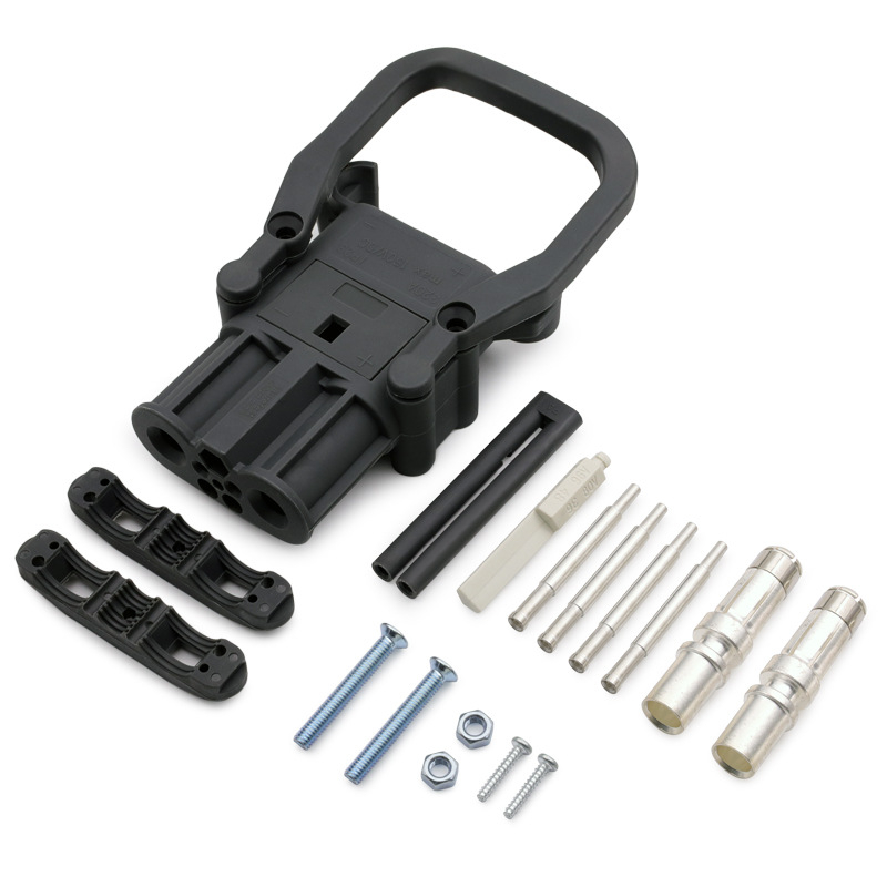 Conector de încărcare REMA DIN pentru baterie de stivă electrică, cuplă bărbat și femeie, compatibil Linde, 80 A/160 A/320 A, 150 V