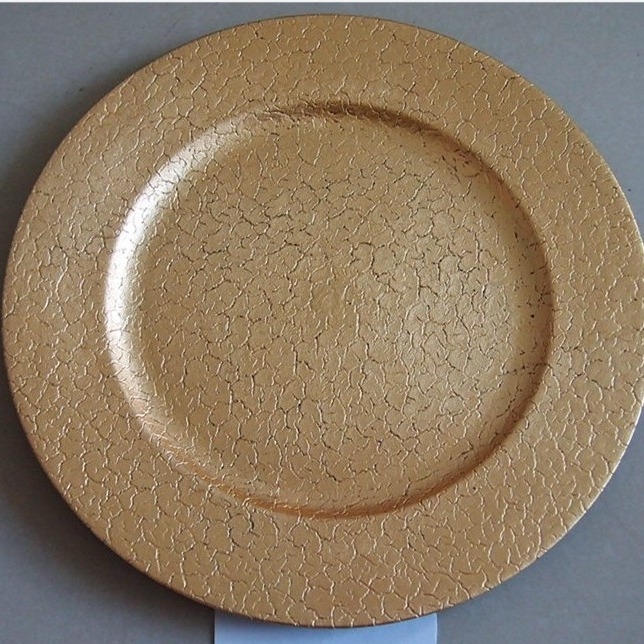 Farfurii decorative din plastic, de unică folosință, pentru nunți și evenimente