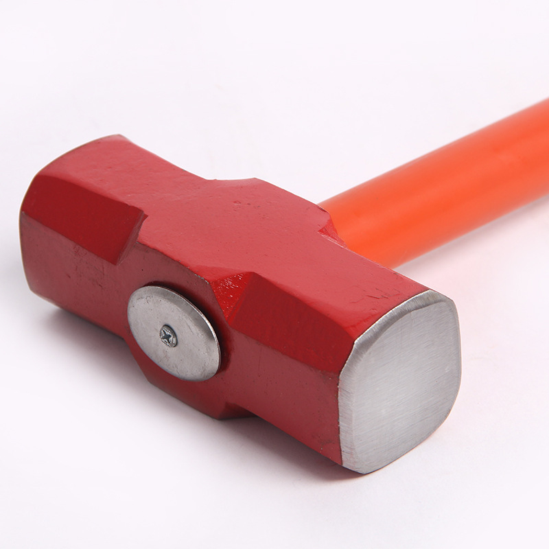 Ciocan octogonal cu mâner din plastic, rezistent la explozie și la șocuri, cap de oțel 45# pentru construcții