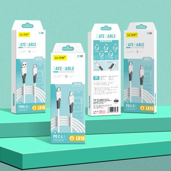 Novi Type-C kabel otporan na savijanje za brzo punjenje 100W, čisto bakreno jezgro, TPE silikon osjet, prijenos podataka