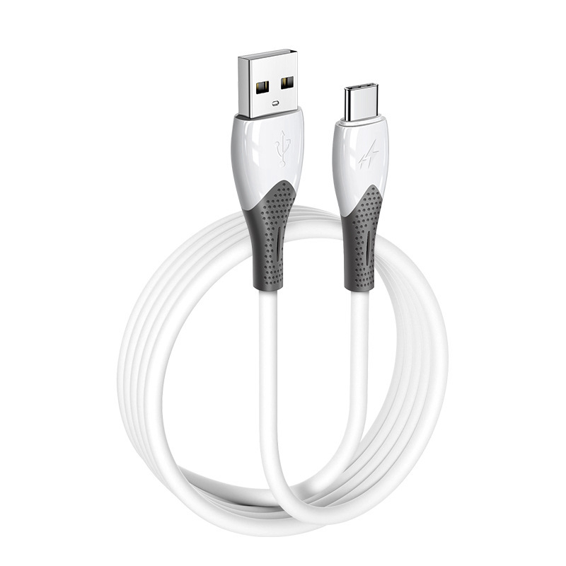 Novi Type-C kabel otporan na savijanje za brzo punjenje 100W, čisto bakreno jezgro, TPE silikon osjet, prijenos podataka