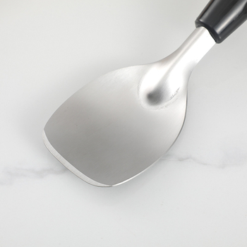 Lingură din oțel inoxidabil pentru înghețată, lingură de gătit pentru orez, lingură de orez ne-magnetică îngroșată – unealtă de bucătărie creativă