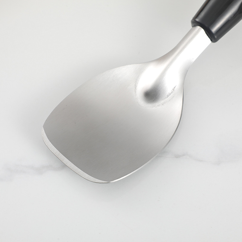 Lingură din oțel inoxidabil pentru înghețată, lingură de gătit pentru orez, lingură de orez ne-magnetică îngroșată – unealtă de bucătărie creativă