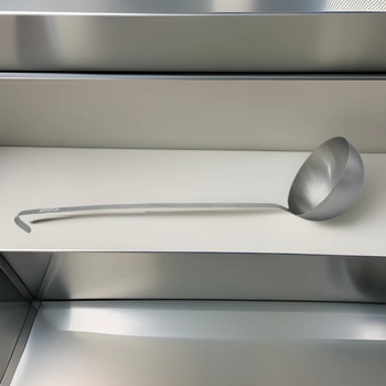 Set de ustensile de bucătărie din oțel inoxidabil: lingură de gătit, lingură de supă, lingură de strecurător, spatulă