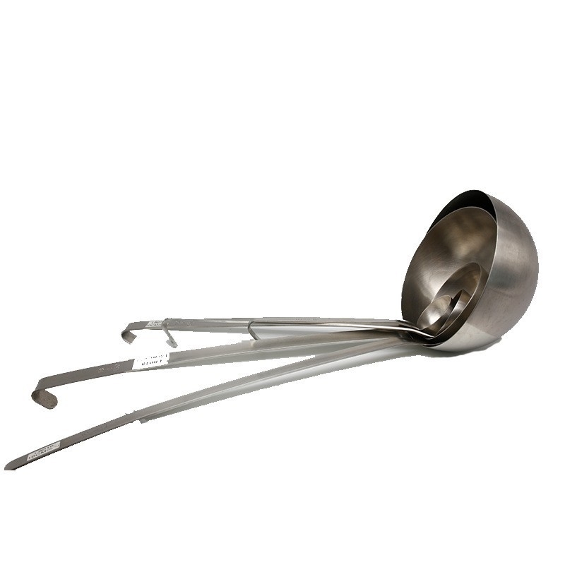 Set de ustensile de bucătărie din oțel inoxidabil: lingură de gătit, lingură de supă, lingură de strecurător, spatulă