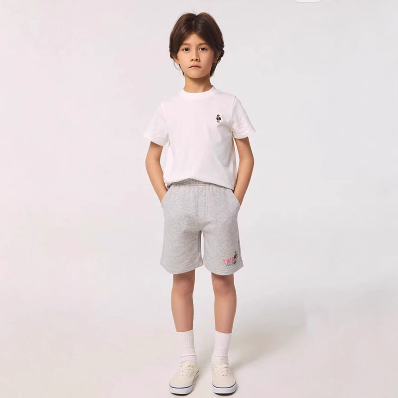 Little Bear gyerekek nyári rövid ujjú póló, uniszex, 100% pamut