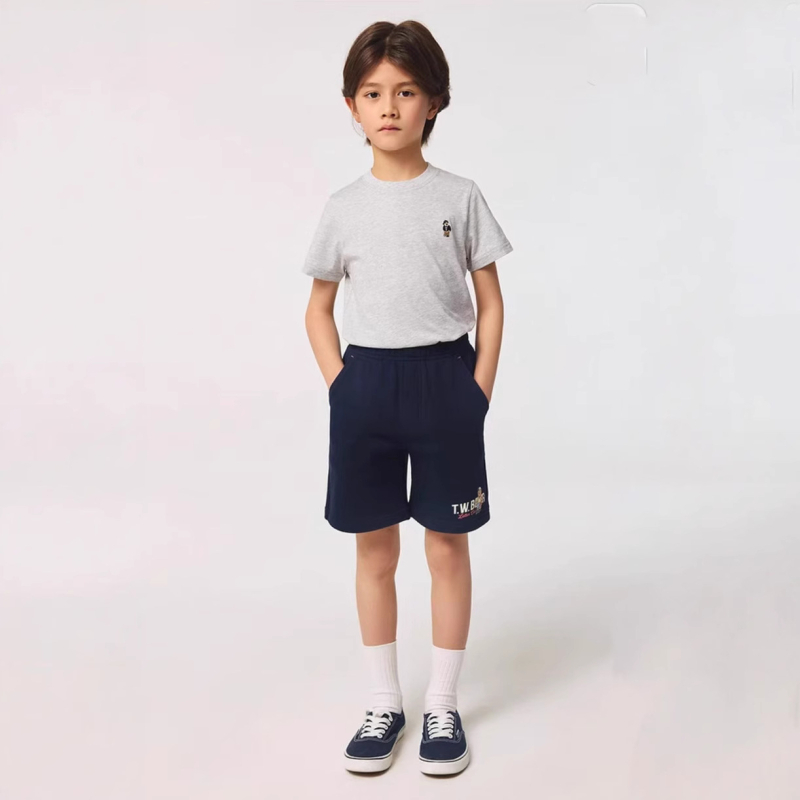Little Bear gyerekek nyári rövid ujjú póló, uniszex, 100% pamut