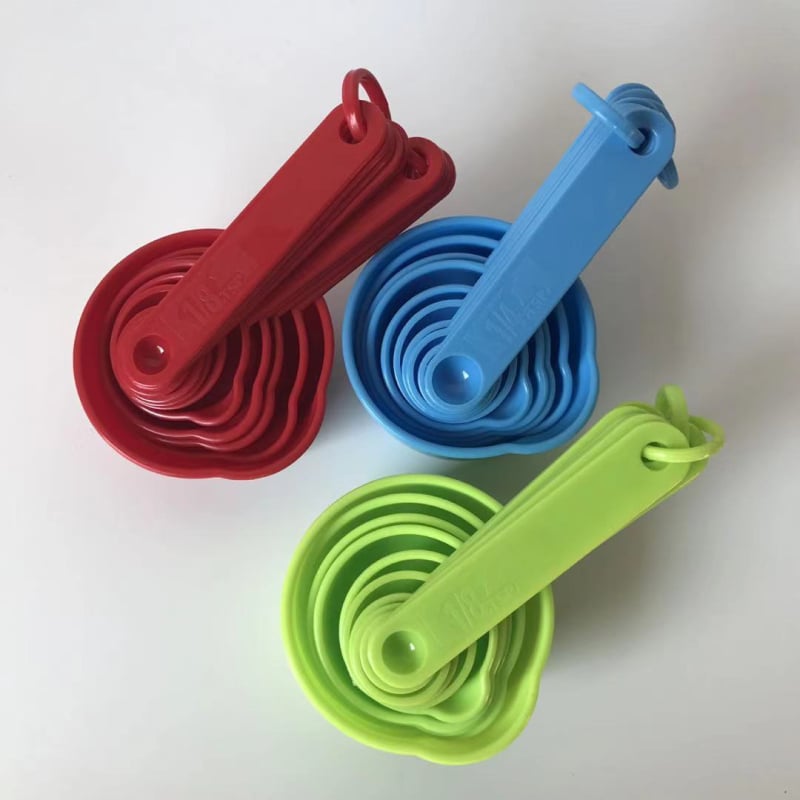 Set de 11 linguri de măsură din plastic și pahare de măsurat pentru coacere