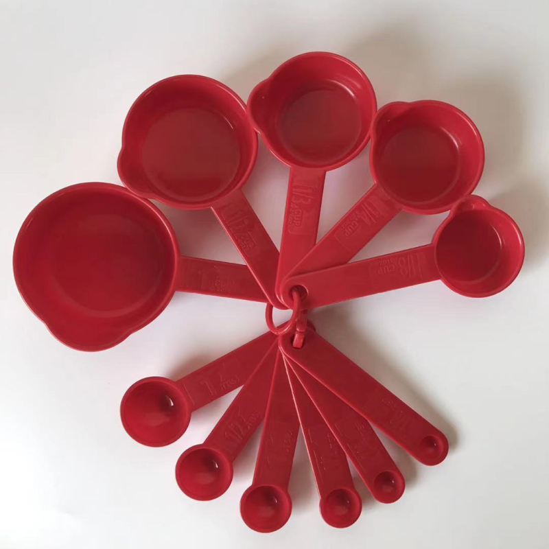 Set de 11 linguri de măsură din plastic și pahare de măsurat pentru coacere