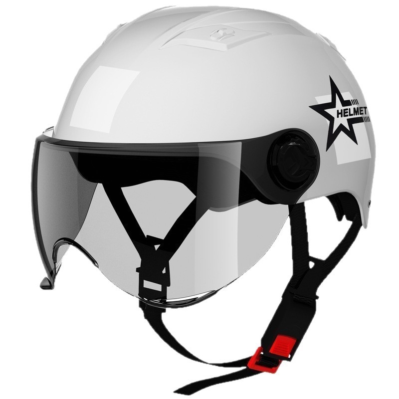 Polu-lice kaciga za električne bicikle i motocikle, unisex, cjelogodišnja uporaba