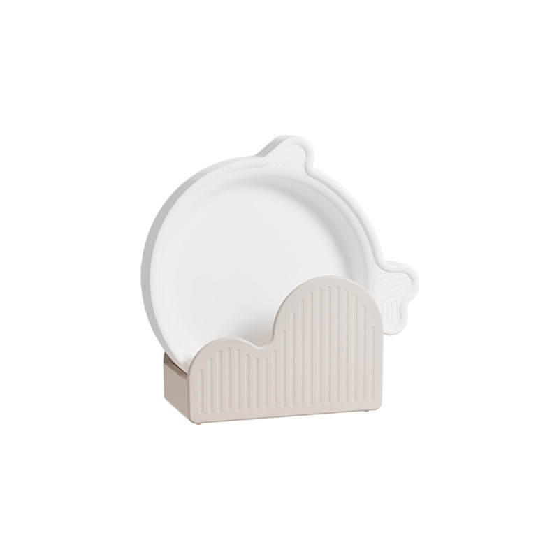 Farfurie pătrată din PP, alimentară, stil japonez, diametru 10–10,9 cm
