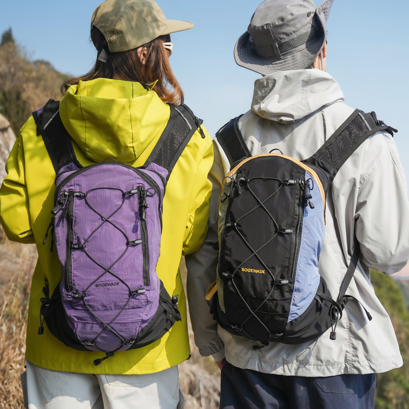 Unisex ruksak za planinarenje i vožnju biciklom, velik kapacitet 36–55 L, dizajn blok boja, lagan trekking ruksak