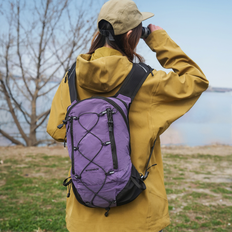 Unisex ruksak za planinarenje i vožnju biciklom, velik kapacitet 36–55 L, dizajn blok boja, lagan trekking ruksak