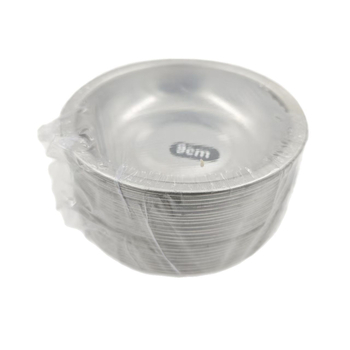 Farfurie metalică pentru scufundat, diametrul 9 cm, rotundă