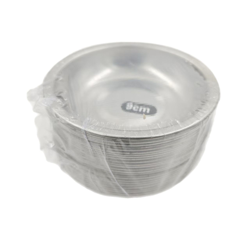 Farfurie metalică pentru scufundat, diametrul 9 cm, rotundă