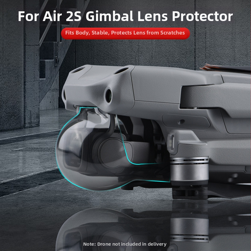 Kryt objektívu kamery a ochranný kryt gimbalu pre DJI Mavic Air 2S – prachotesný a nárazuvzdorný pevný kryt