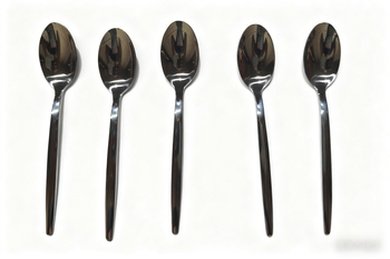 Set tacâmuri din oțel inoxidabil: lingurițe mici, furculiță mică, lingură de supă, linguriță de desert, linguriță de cafea