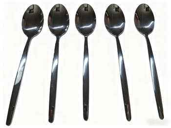 Set tacâmuri din oțel inoxidabil: lingurițe mici, furculiță mică, lingură de supă, linguriță de desert, linguriță de cafea