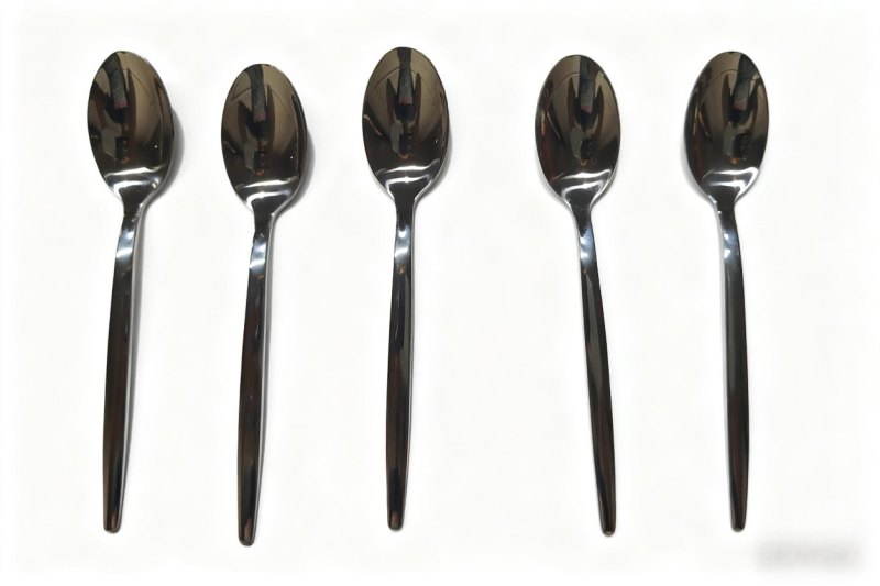 Set tacâmuri din oțel inoxidabil: lingurițe mici, furculiță mică, lingură de supă, linguriță de desert, linguriță de cafea