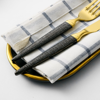 Nr. 1 set tacâmuri în stil britanic pentru bucătărie occidentală: cuțit pentru steak, furculiță și lingură, oțel inox 304, cadou pentru restaurant, lux discret