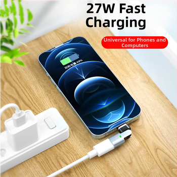120W otočný rýchlonabíjací magnetický adaptér pre notebooky, telefóny, počítače a iPad