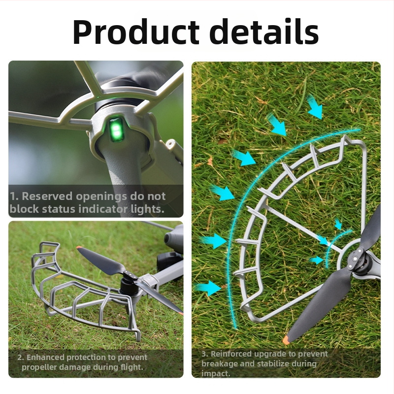 Brdrc – nylonový ochranný prsten pre vrtule DJI Air 3S, ochranný kryt vrtule, príslušenstvo