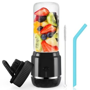 Storcător portabil alimentat cu baterie pentru uz casnic, blender compact pentru fructe și legume, capacitate până la 400 ml