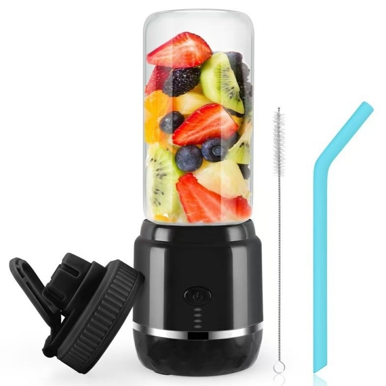 Storcător portabil alimentat cu baterie pentru uz casnic, blender compact pentru fructe și legume, capacitate până la 400 ml